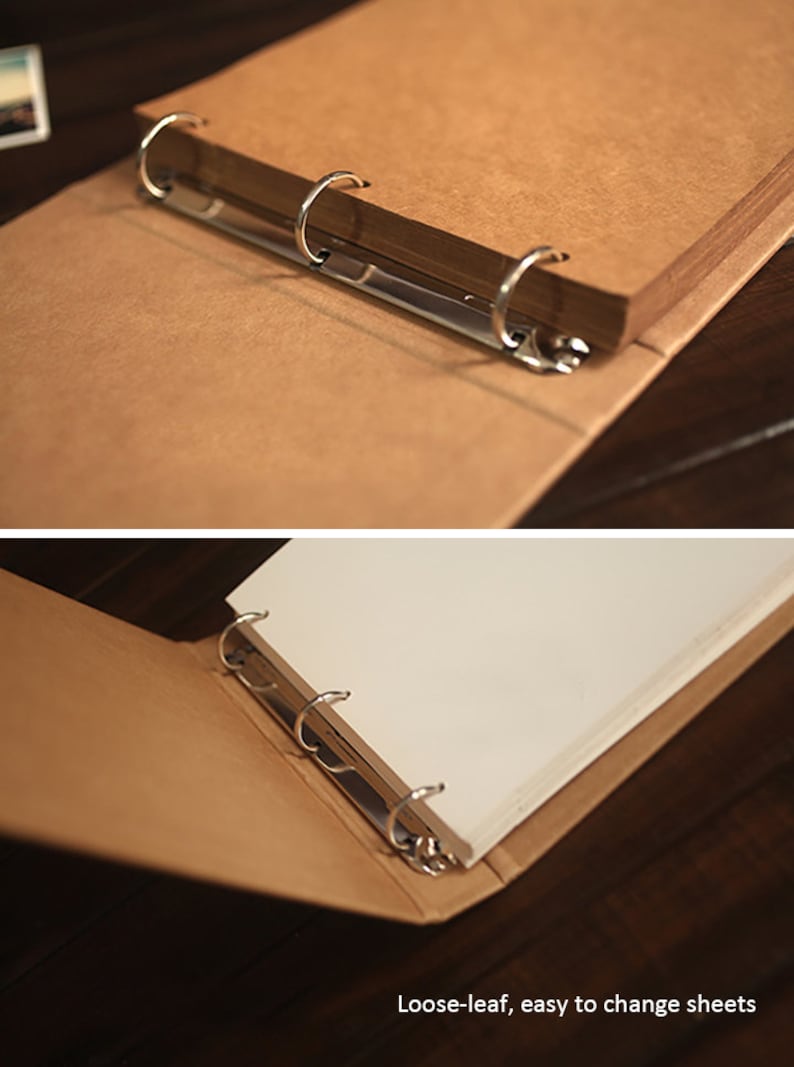 Loose Leaf Wedding Scrapbook Photo Album 66 Pages. Baby Etsy