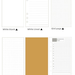 Literary Thread-bound A5 A6 Fabric Notebook Retro Binder Blank Grid Line Pages Journal Handmade Girl Pattern Dairy Book Notepad Gift for Her bild 9