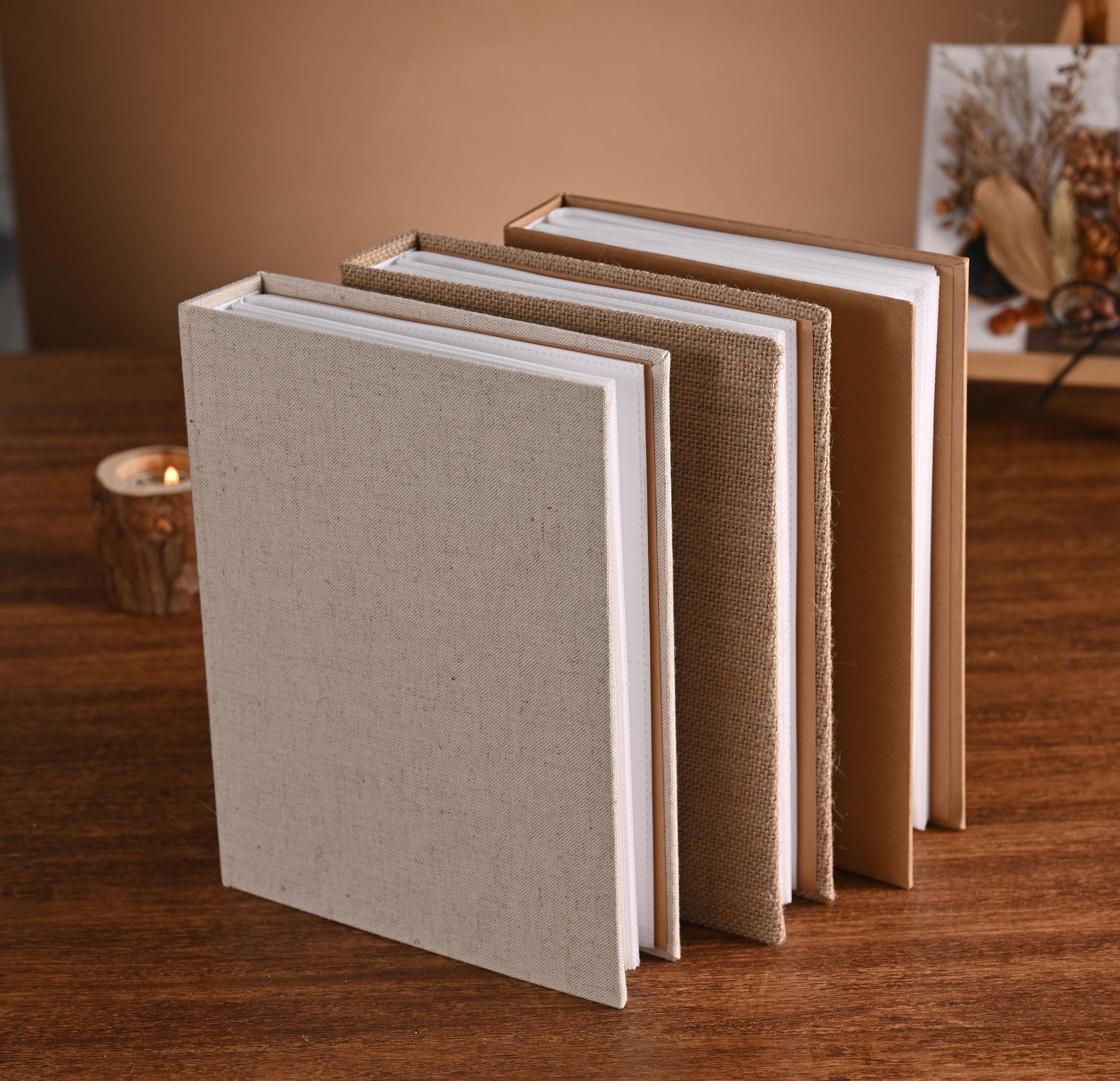 120 Photos Photo Album for 4x6 . Picture Album, Linen Photo Album, Baby Album, Wedding Album, Travel Album, Personalized Album with Sleeves