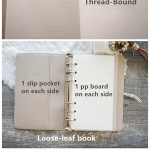 Embroidery Loose-leaf Thread-bound Notebook Literary Handmade A5 A6 ...