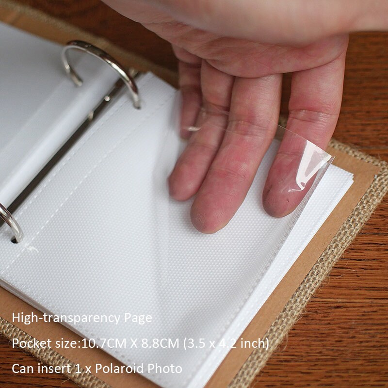 Yootiko Fotoalbum 288 Fotos - PU Leder Album Für Instax Mini Bilder