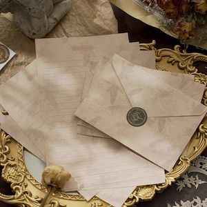Juego de sobres de papel para cartas Vantage, paquete de papelería con diseño de pájaros y flores, tarjeta de felicitación, regalo de graduación, regalo de aniversario para parejas