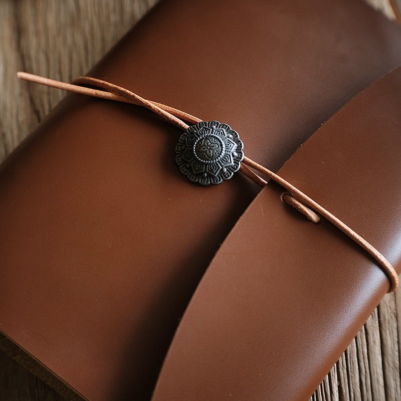 70 Page Leather Scrapbook Album. Travel Scrapbook. Handmade Etsy