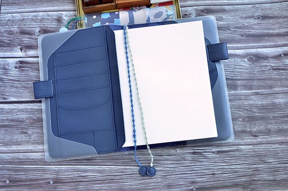 A5 A6 PVC Planner Cover: Frosted Matte or Clear Protective Jacket