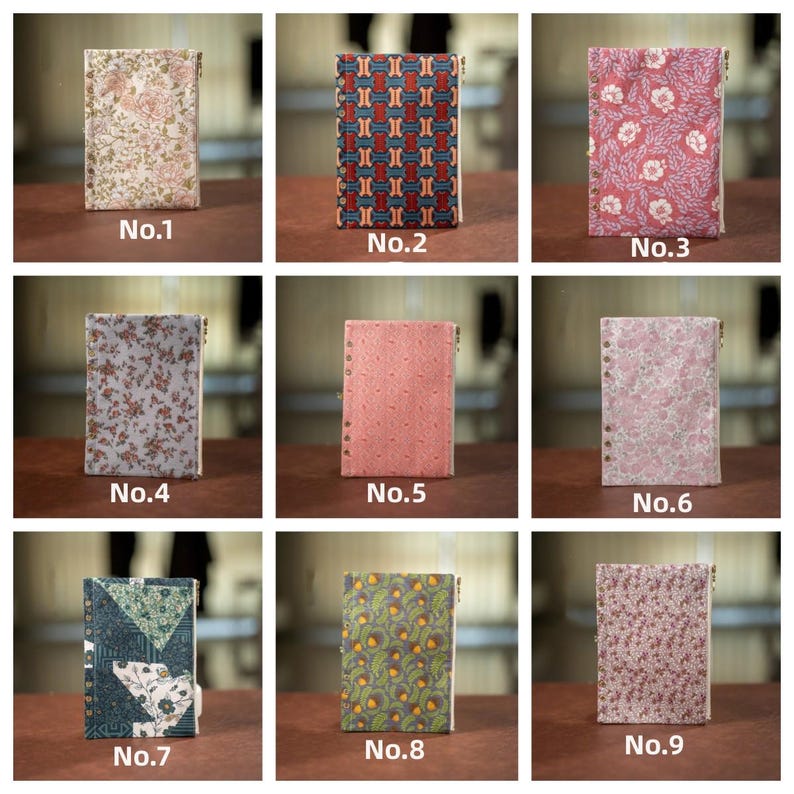 Bloemenprint Ritstas A5 A6 A7 | Stoffen Plannerverdeler | Etui voor Ringband | Opbergtas | Houder voor Journaling Accessoires | 36 kleuren afbeelding 14
