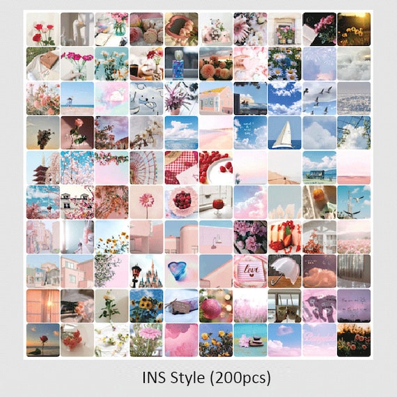 Diy Journal Kit Oil Painting Collage Journal Sticker Set - Temu