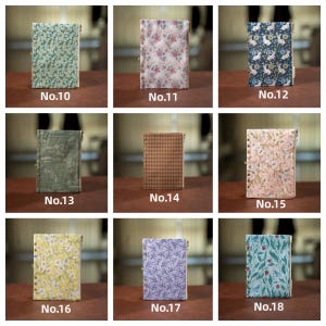Bloemenprint Ritstas A5 A6 A7 | Stoffen Plannerverdeler | Etui voor Ringband | Opbergtas | Houder voor Journaling Accessoires | 36 kleuren afbeelding 15
