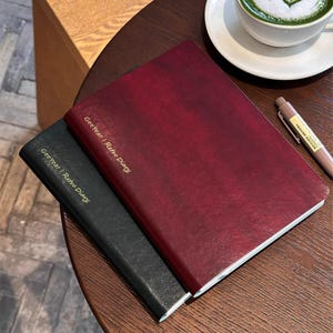 A5 Retro Gold-gestempeltes Weiches Leder Journal, Benutzerdefiniertes Dickes Notizbuch, PU Cover Planer, Liniertes leeres Gitterpapier Notizblock, Geschäfts/Studenten Geschenk
