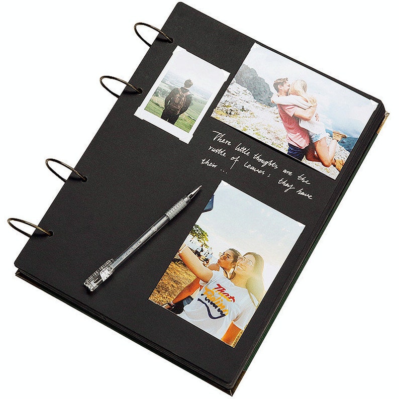 Extra Large Dark Green Ring Binder Scrapbook Album 56 pages Etsy