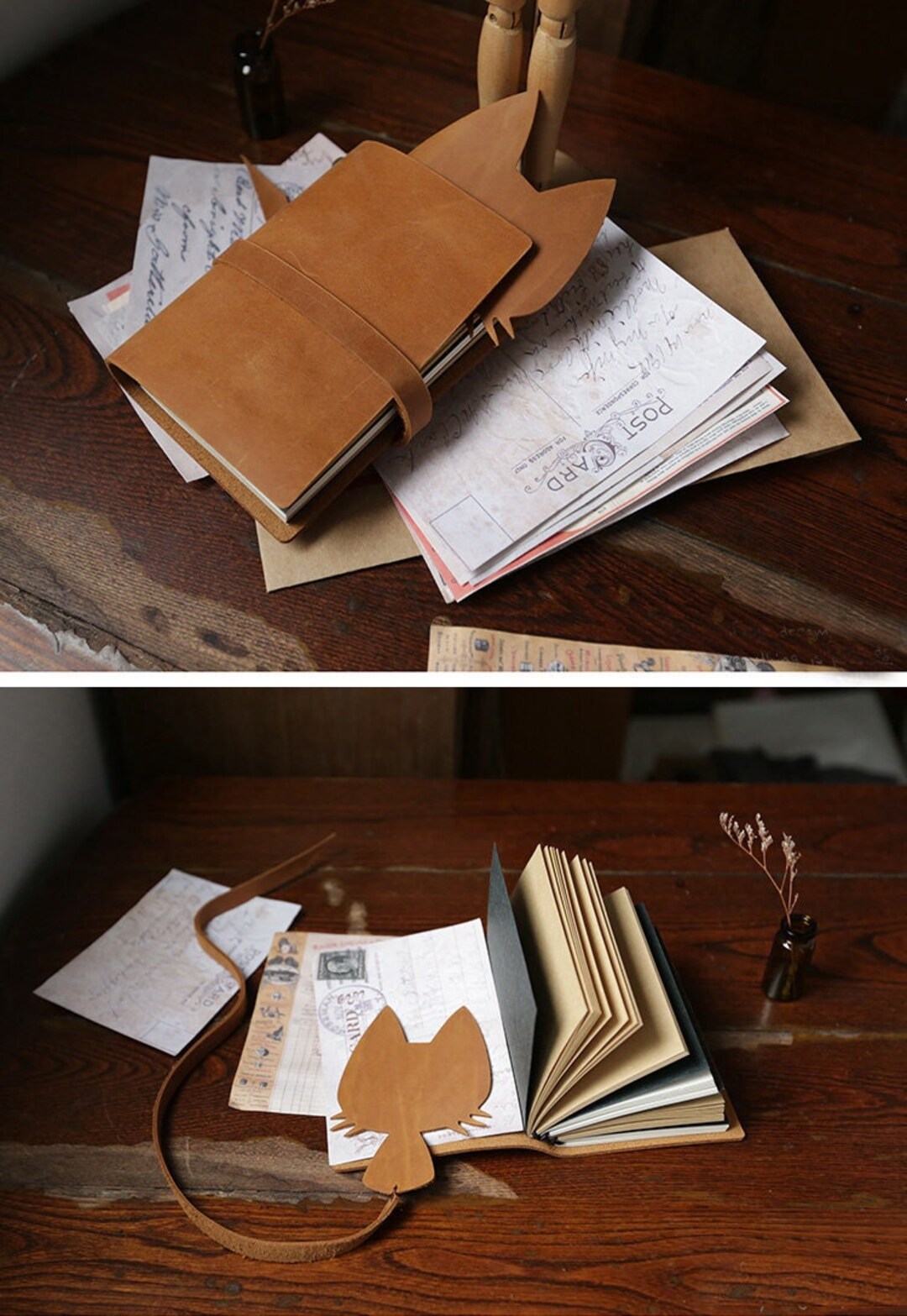 Single Book 30 Sheets Brown Cowhide A6 Size Style Simple Small Portable  Sketchbook