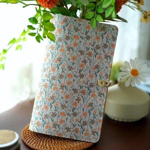 Porte-ticket de dépôt en tissu floral, porte-billets de poche, classeur de reçus, mini album photo Instax, classeur multifonction, rangement pour billets