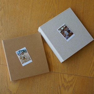 Album fotografico Instax Mini personalizzato. Album fotografico a 4 tasche verticali con tasche. Album fotografico per matrimonio con inserto per 320 foto.