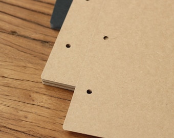 Large Size 3 Hole 35.5×25.5cm Horizontal Vertical Kraft Black Inside Pages for Scrapbook Photo Albums / Wedding Scrapbooks / Photo Albums