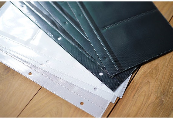 Loose Leaf 3.5 X5 Inch 3R Photo Album Sleeves With 3 Pockets