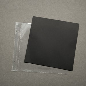 送料無料 3色の正方形の内側のページと保護バッグ付き 写真の思い出の本/コレクションアルバム/手作りのフォトアルバム/スクラップブックアルバム用
