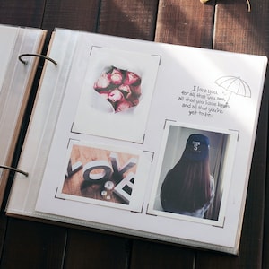 Custom Ring Binder Wedding Scrapbook. 60 Page Travel Scrapbook. Handmade Photo Album. Couples Scrapbook. Baby Album. Travel Adventure Book