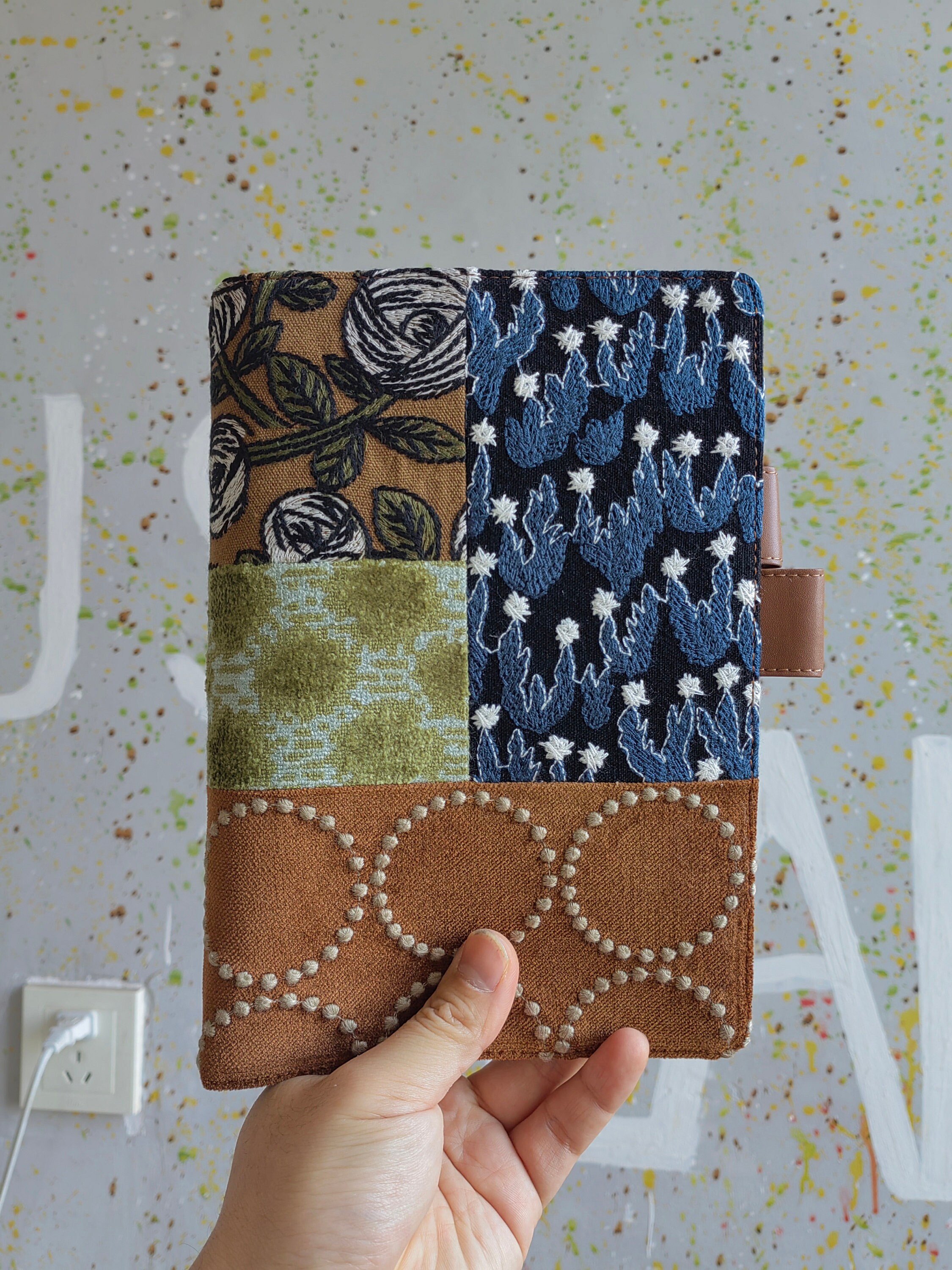 hobo / ARMY CLOTH  PATCHWORK CUSHION /BG Patchwork Pillow 003 : 15