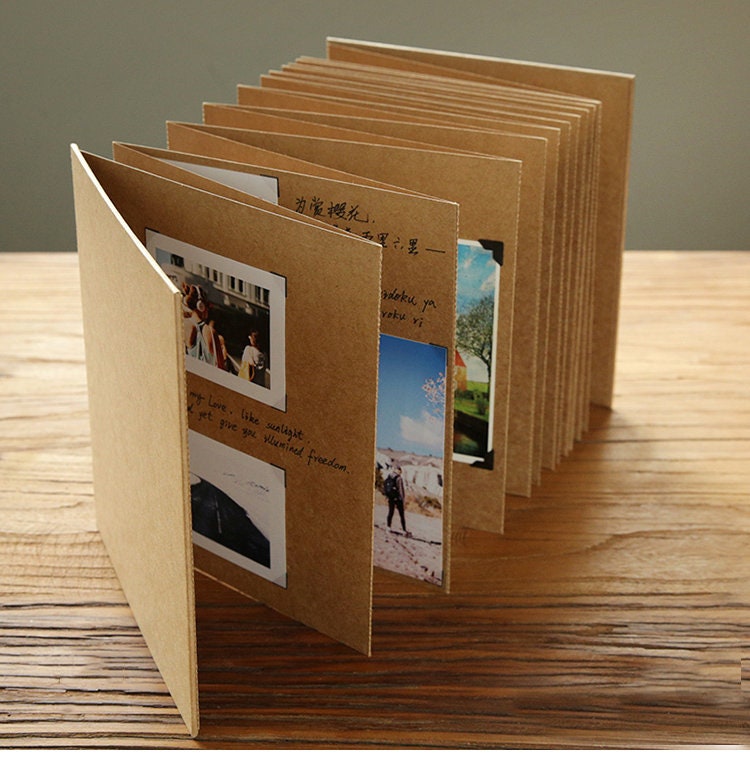 5 SET PORTA album in PVC foglio sfuso ragazze viaggi album fotografici