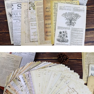 May include: A collection of vintage paper ephemera, including newspaper clippings, sheet music, and handwritten notes. The papers are in various shades of yellowed cream and brown, with some having faded ink. The papers are arranged in a fan shape, with the edges of the papers overlapping.