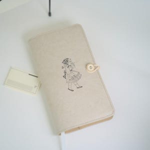 Cuaderno de lista de tareas, agenda diaria, bloc de notas portátil de papel kraft lavado, agenda recargable, cuaderno de viaje manual de eficiencia