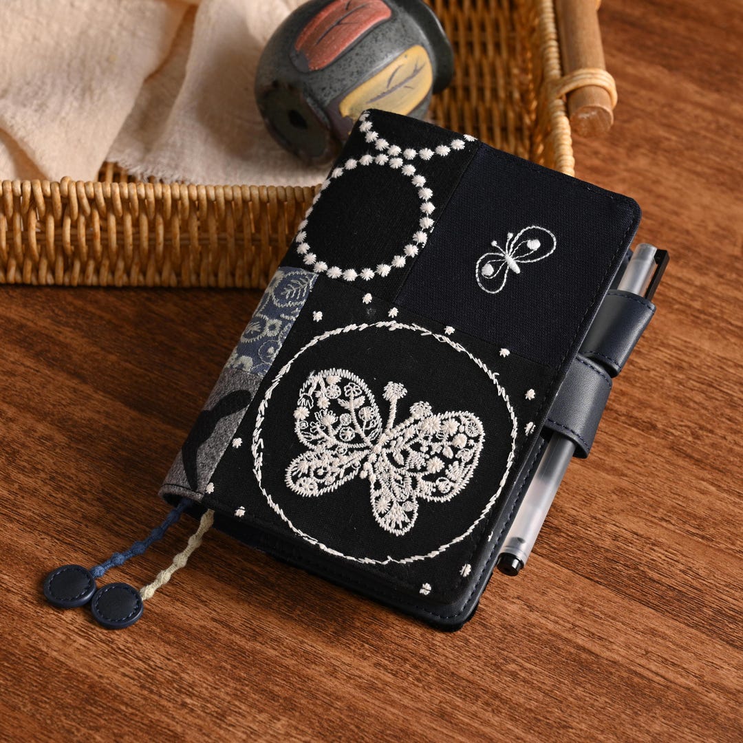 Handmade Stitch Journal Cloth Art Book Blank Fabric Journal Collage ...