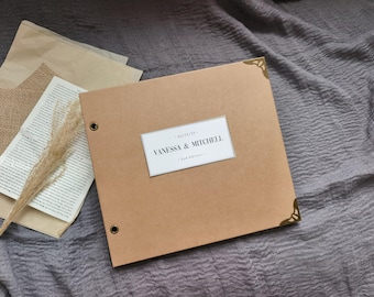 Photo Memory Book. 60 Page Baby Album. Handmade Photo Album. Wedding Guest Book. Pocket Travel Photo Book. DIY Scrapbooking. Scrapbook Album