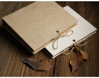 Remowith Scrapbooking Album Fotografico DIY, Album di Carta Kraft Spessa, Libro dei Ricordi per Matrimonio, Anniversario, Viaggio, Laurea, Bambino e Famiglia 28x20,5 cm 100 Pagine Cachi