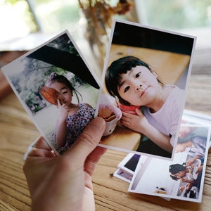 Stampa fotografica personalizzata, Stampa fotografica digitale 3,5x5 in, 4x6 in Stampa fotografica, Stampe artistiche fotografiche personalizzate, Carta opaca Matrimonio Bambino Foto di famiglia