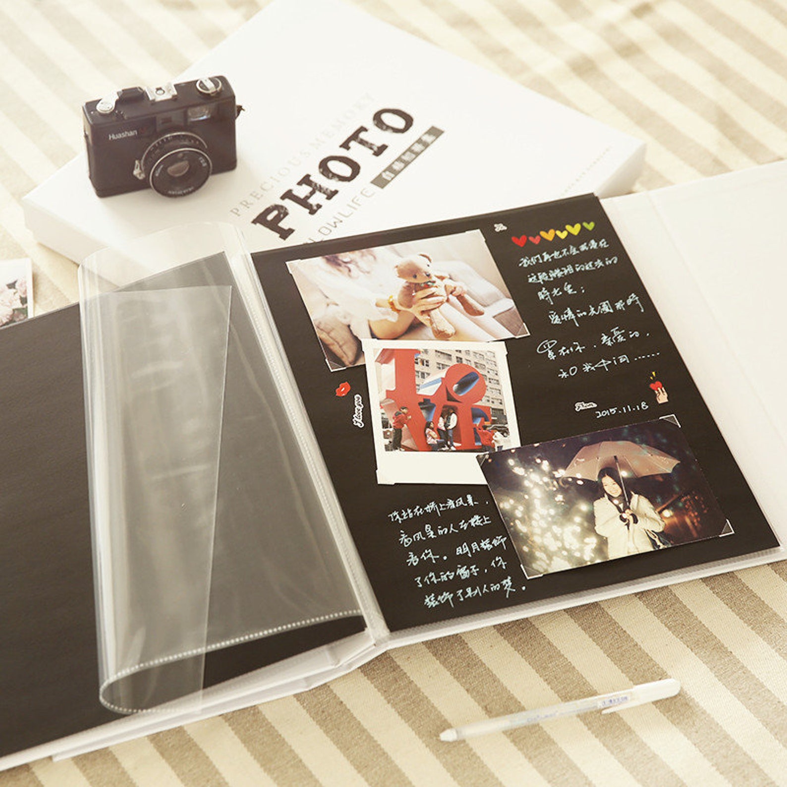 Large Pocket Photo Memory Book. Collection Album. Baby Etsy