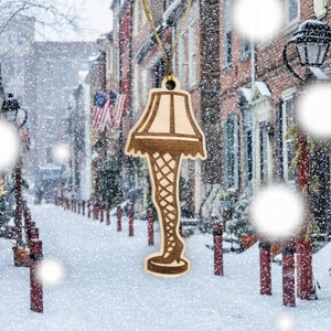 Leg Lamp Ornament - A Christmas Story - Laser Cut - Wooden - Christmas
