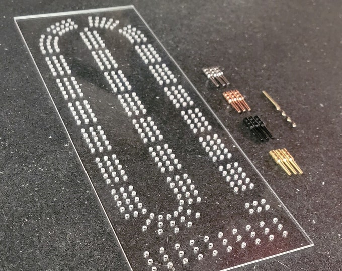 Set of 5 Cribbage Board Templates "printable Download Only" Etsy