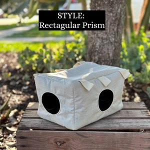 Rat Hammock, Rat Cage Stuff, Rat Toys, Rat Gifts, (RECTANGULAR PRISM)