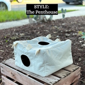 Rat Hammock, Rat Cage Stuff, Rat Toys, Rat Gifts, (THE PENTHOUSE)