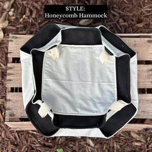 Rat Hammock, Rat Cage Stuff, Rat Toys, Rat Gifts, (HONEYCOMB HAMMOCK)