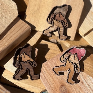 Archivos listos para usar con láser Archivo digital Bigfoot en capas SVG DXF AI