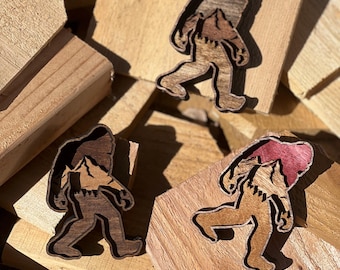 Laser Ready Files layered Bigfoot Digital File SVG DXF AI