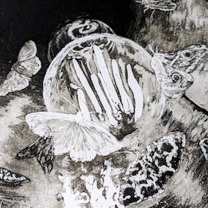 Ignition - Original Etching with Aquatint - Rhianna Catt