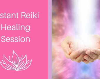 Reiki Distance Healing Session with Crystal Therapy