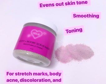 BOOTY + BOOBY SCRUB • Smoothing • Toning • Firming • Natural