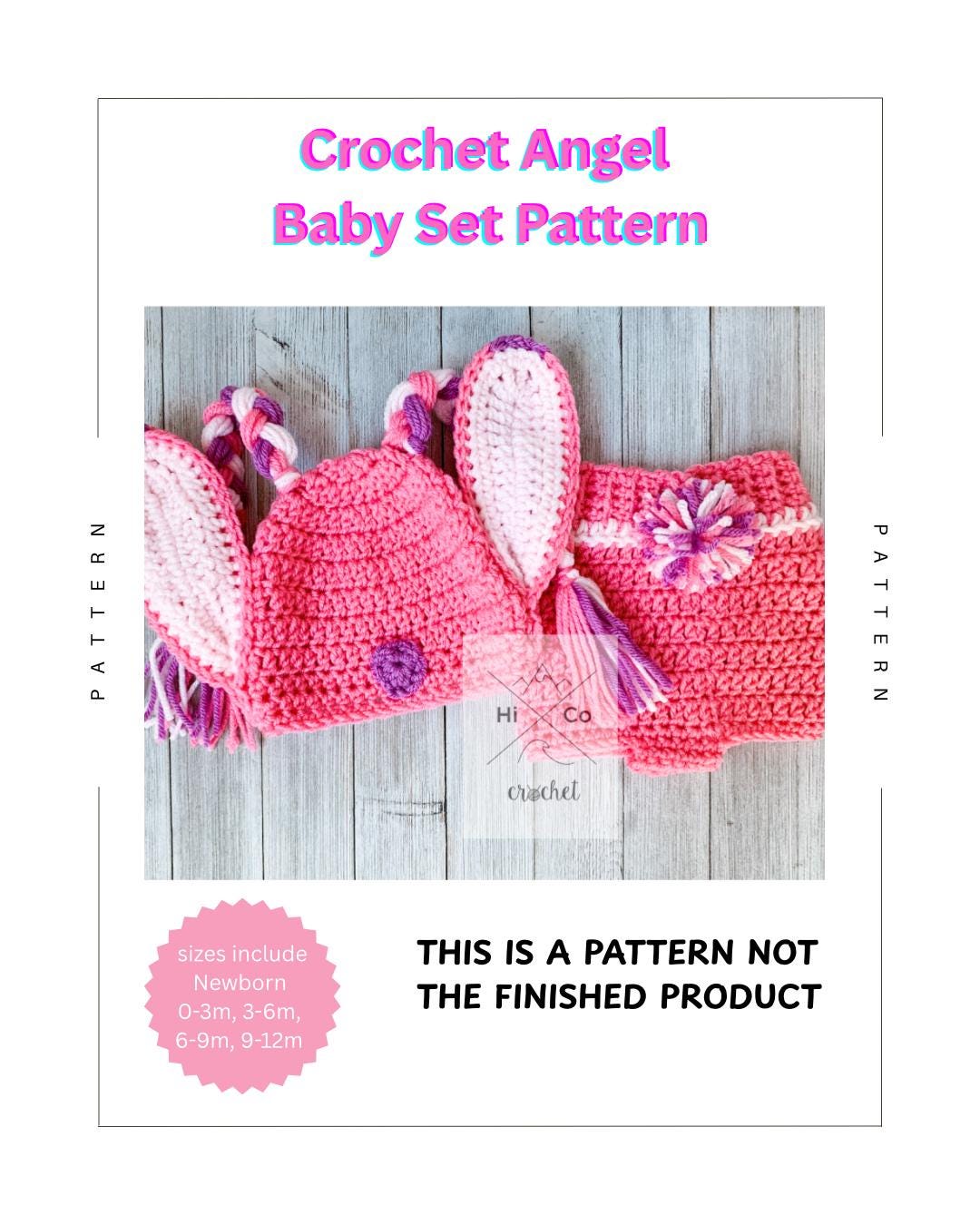 30 Crochet Patterns Inspired by Angels: Heavenly, Whimsical, and Giftable Crochet Ideas 15 Angel Costume Crochet Pattern in 4 Sizes