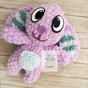 Floppy from Bluey, Super Soft Plush Bunny, Crocheted Bunny, Bunny Plushie Doll, Easter Gift, Amigurumi Bunny, bluey, bingo, bingos Bunny