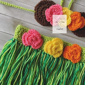 Baby First Luau Outfit, luau Costume, First Luau Hula Birthday, Hawaiian birthday Luau Theme, Crochet Baby Moana Costume, Hula Costume