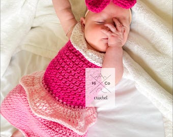 Crochet Aurora Costume, Sleeping Beauty Inspired Dress, Princess Outfit
