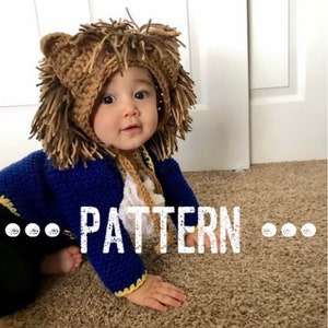 PDF Beast Costume **PATTERN, Crochet Pattern, DIY,