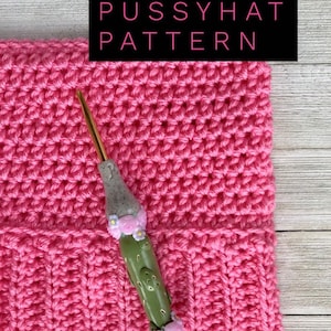 PussyHat Crochet Pattern: Easy Kitty Hat (PDF Download)