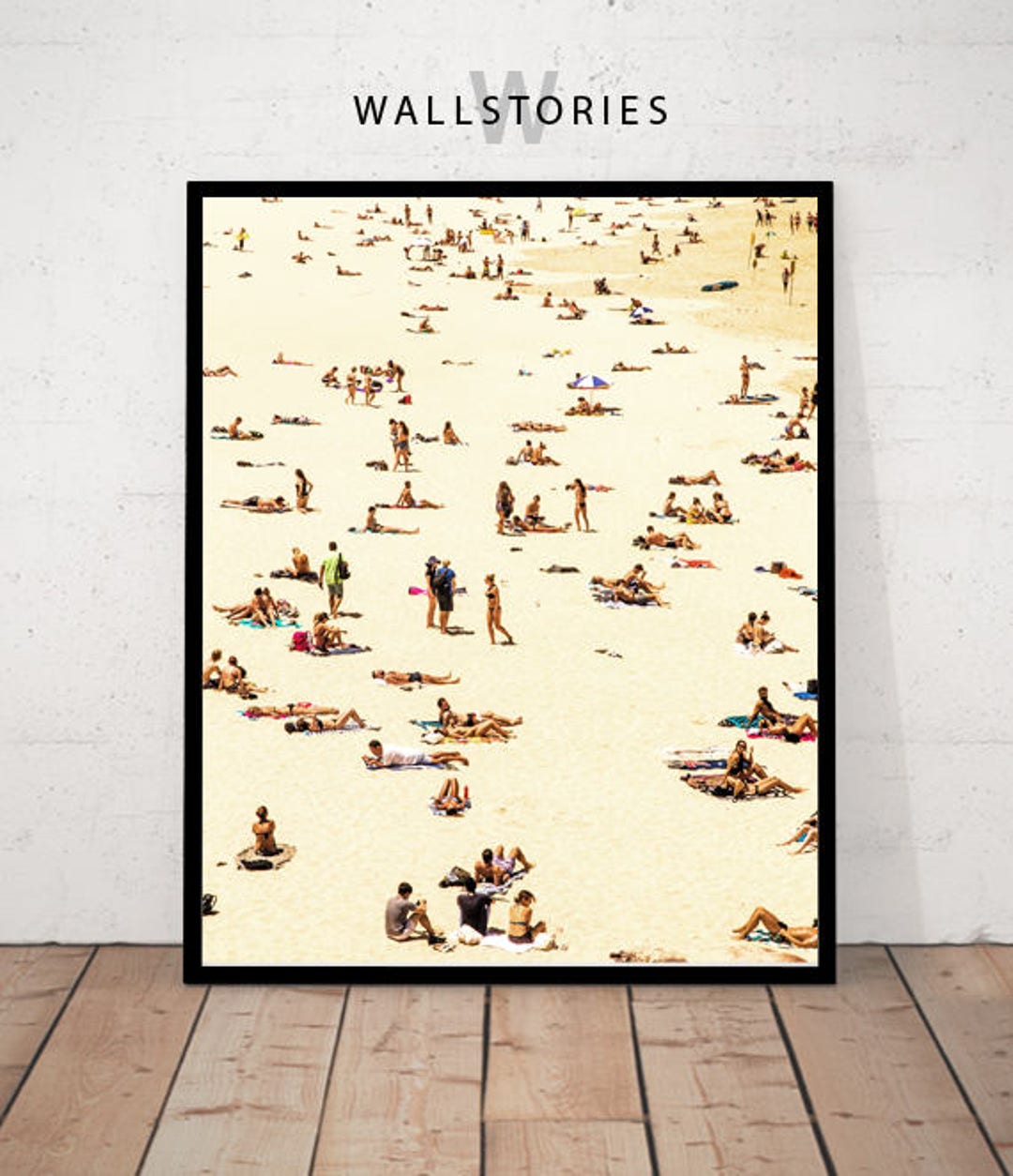 Beach Print Beach Art Beach People Print Beach Decor - Etsy