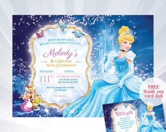 Cinderella Picture Invitations 9