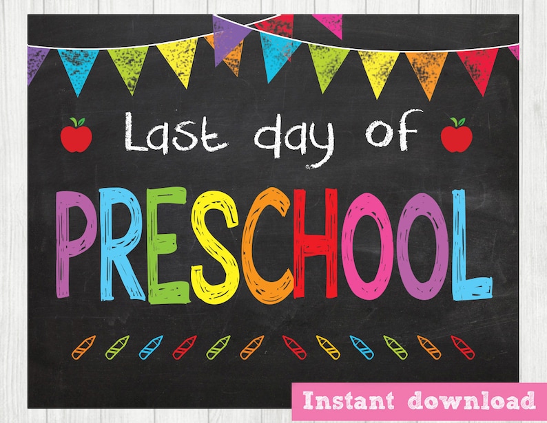 Remaining Working day of Preschool Indication, Closing Working day of Higher education Indicator, Previous Working day of College or university Chalkboard Indicator Printable Photograph Prop Commencement, Instantaneous Obtain graphic regarding Last Day of Preschool Sign Printable named Previous Working day of Preschool Signal, Final Working day of College Indicator, Past Working day of Higher education Chalkboard Indicator Printable Image Prop Commencement, Fast Obtain