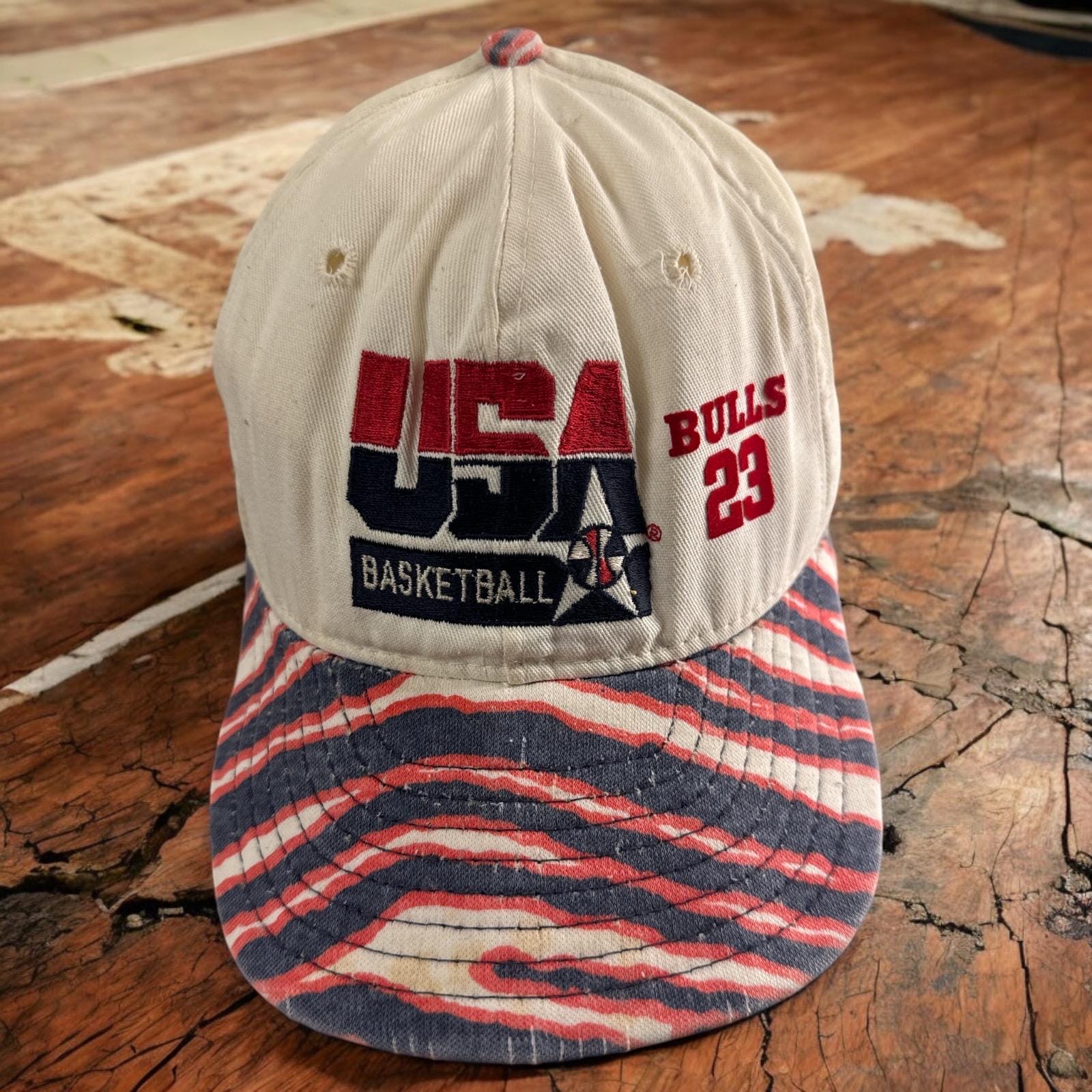 Vintage USA Basketball Snapback Hat 23 Michael Jordan 1992 Dream