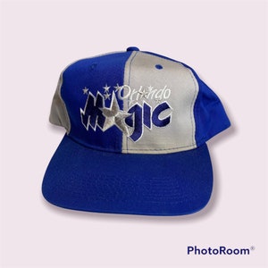 Vintage Orlando Magic Pinwheel Snapback Hat Adjustable 90s NBA Basketball By Gcap